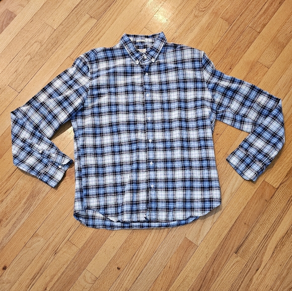 J. Crew Other - Men’s J. Crew All Cotton Blue Slim Oxford Button Down Shirt